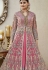 Pink net wedding lehenga kameez 4409