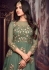 Sonal Chauhan green net wedding anarkali