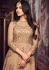 Sonal Chauhan Cream net wedding anarkali