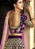 Wine color velvet wedding lehenga