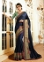 Party wear Designer Sarees Dark Blue 7803