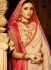 Red embroidered work designer traditional saree 74113