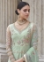 Fresh Green color net party wear anarkali