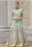 Fresh Green color party wear Lehenga Choli