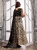 Black color net wedding wear suit