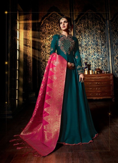 Peacock Salwar Suit Wholesale Catalog 8 Pcs - Suratfabric.com