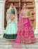 Indian Dress Pink Color Bridal Lehenga 1101