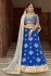 Indian Dress Blue Color Bridal Lehenga 1106