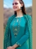 Blue color cotton Palazzo salwar kameez