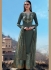 Grey color cotton Palazzo salwar kameez