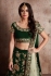 Indian Dress Green Color Bridal Lehenga 341G