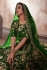 Indian Dress Green Color Bridal Lehenga 359G