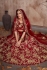 Indian Dress Maroon Color Bridal Lehenga 359M