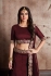 Indian Dress Brown Color Bridal Lehenga 529