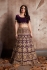 Indian Dress Purple Color Bridal Lehenga 611