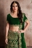 Indian Dress Green Color Bridal Lehenga 612