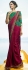 Magenta Color Barfi silk designer party wear saree