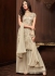 Bollywood Sonal Chauhan Off white net wedding Palazzo kameez