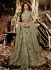 Jennifer Winget Green Indian wedding anarkali 1131