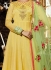 Jennifer Winget Yellow Indian wedding anarkali 1135