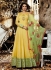 Jennifer Winget Yellow Indian wedding anarkali 1135