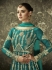 Teal color silk Indian wedding wear anarkali 1002