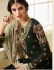Green georgette Indian wedding straight cut churidar 10001
