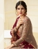 Beige georgette Indian wedding straight cut churidar 10003