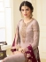 Light pink georgette Indian wedding straight cut churidar 10007