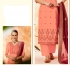 Peach dola silk Indian Palazzo salwar kameez K13