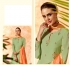Mint green dola silk Indian Palazzo salwar kameez K14