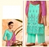 Turquoise dola silk Indian Palazzo salwar kameez K17