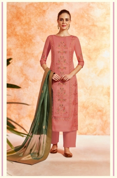 Cherry dola silk Indian Palazzo salwar kameez K18