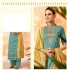 Blue yellow dola silk Indian Palazzo salwar kameez K20