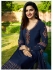 Prachi Desai Blue Crepe silk straight cut Indian Churidar 7891