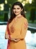Prachi Desai Yellow Pink Crepe silk straight cut Indian Churidar 7895