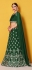 Green art Silk Indian wedding wear lehenga choli 512