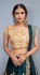 Teal Velvet Silk Indian wedding wear lehenga choli 753