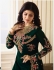 Ayesha Takia Green Georgette straight cut Indian Wedding salwar kameez 18013