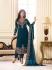 Ayesha Takia Cyan blue Georgette straight cut Indian Wedding salwar kameez 18013B
