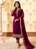 Ayesha Takia Purple georgette straight cut Indian wedding pant style suit 225