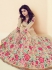 Shamita Shetty Beige Color Indian Wedding anarkali 8011