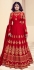 Shamita Shetty Red Color Indian Wedding anarkali 8014