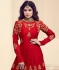 Shamita Shetty Red Color Indian Wedding anarkali 8014