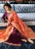 Ayesha Takia Wine color satin georgette straight cut Indian wedding salwar kameez 22121