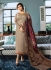 Ayesha Takia Beige color satin georgette straight cut Indian wedding salwar kameez 22124