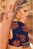 Royal blue Silk Indian wedding Lehenga choli 002