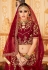 Maroon Silk Indian wedding Lehenga choli 003