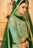 Green Silk Indian wedding Lehenga choli 004