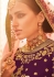 Purple Silk Indian wedding Lehenga choli 005